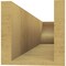 Ekena Millwork 6in. W x 6in. H x 28in. L Garner Woodgrain TimberThane Rafter Tail, Primed Tan RFTUR06X06X28GARRCPR - alternate 5